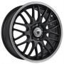 Диск колёсный литой "SJ29 6.5x16, 5x114,3, ET40, D67.1, черный матовый, с полированным ободом (MBXLP)" Konig (D 10362)