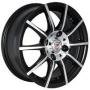 Диск колёсный литой "SH625 6x14, 4x98, ET35, D58.6, черный полностью полированный (BKF)" NZ (9110326)