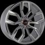 Диск колёсный литой "B110 9x19, 5x120, ET48, D74.1, серебристый полностью полированный (SF)" Replica LA (9124939)
