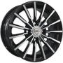 Диск колёсный литой "SH647 6.5x16, 5x114,3, ET50, D66.1, черный полностью полированный (BKF)" NZ (9116144)